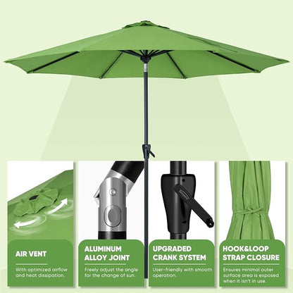 Tempera Patio Market Outdoor Table Umbrella - Image 3