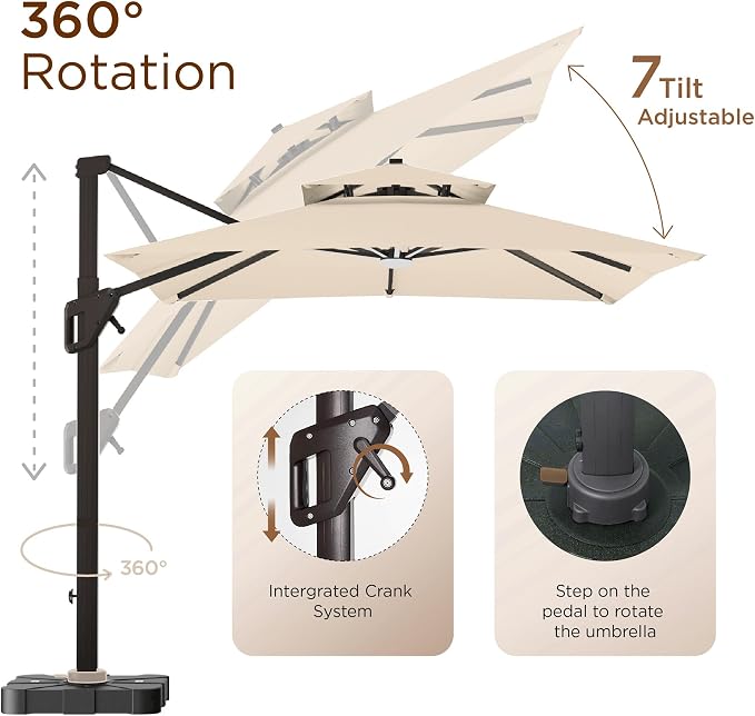 Deconk 10' X 13 'Patio Umbrella - Image 5