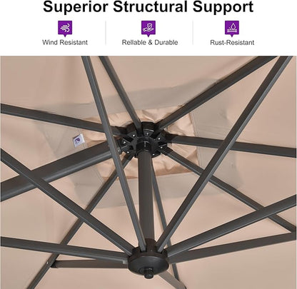 PURPLE LEAF Patio Umbrella - Image 3