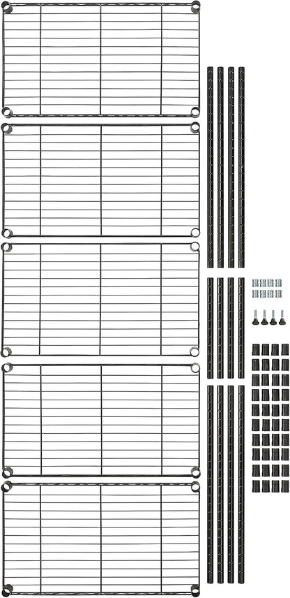 Amazon Basics 5-Shelf Multipurpose Adjustable Steel Garage Shelving Unit - Image 7