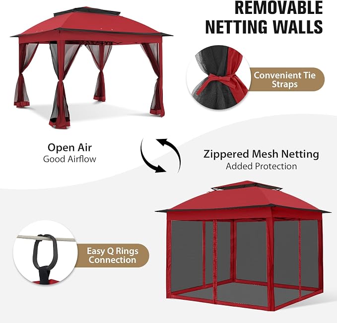 COOS BAY 11x11 Pop Up Gazebo - Image 6