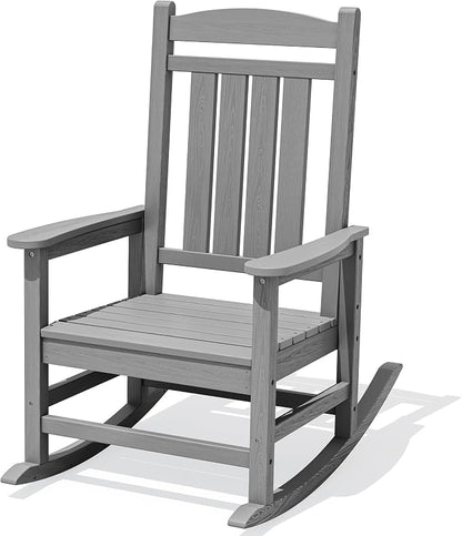 Oversized Outdoor Rocking Chair, Porch Rocker by KINGYES
