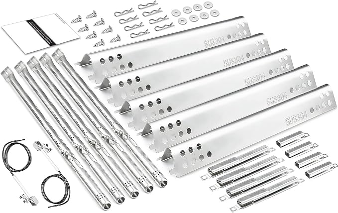 Hisencn Grill Replacement Parts for Charbroil Performance 463347519, 463347518 463377017, 463361017, 304 Stainless Steel Grill Parts for Char-Broil 463275517, 463376117, 463377117, 463376018P2
