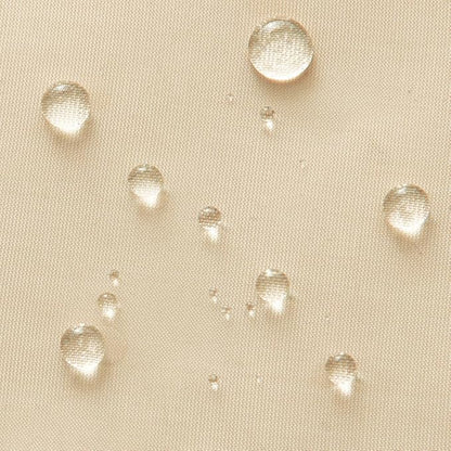 MIULEE Cream Beige Waterproof Outdoor Sheer Curtains - Image 3
