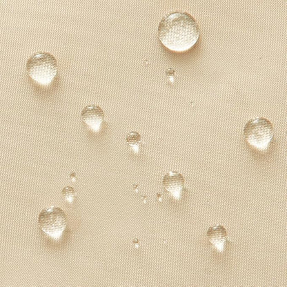 MIULEE Cream Beige Waterproof Outdoor Sheer Curtains - Image 3