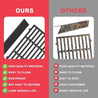 Spirit 200 Grill Grates 7635 Flavorizer Bars for Weber Spirit and GS4 Spirit II 200 Series Grills Spirit E210 S210 E215 E220 S215 S220, Spirit 2 E210 S210 Replacement Parts (Front Mount Controls) 7637