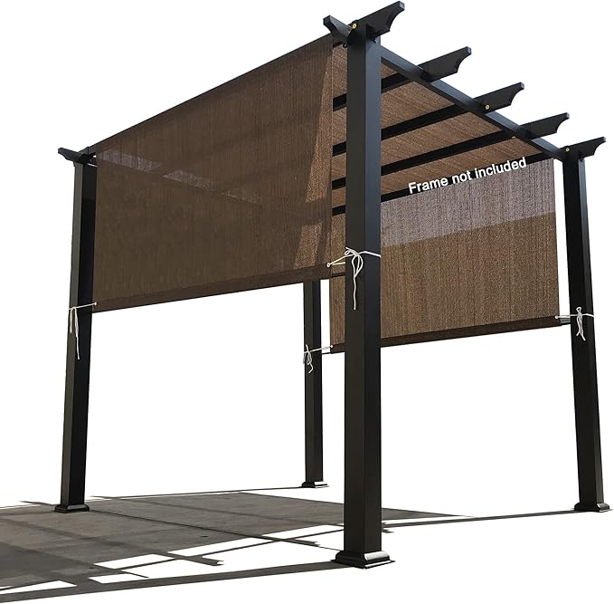 Alion Home Custom HDPE Permeable Canopy Sun Shade Cover Replacement by ALIONHOME