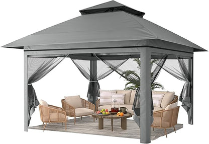 Driftalia 13x13 Pop Up Gazebo for Patio, Deck by Driftalia