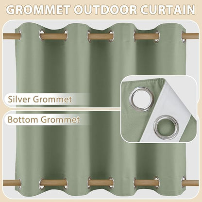 HDCAXKJ Waterproof Outdoor Curtains - Image 3