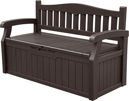 Devoko 80 Gallon Storage Bench Deck Box Waterproof&Lockable | Outdoor Benches by DEVOKO