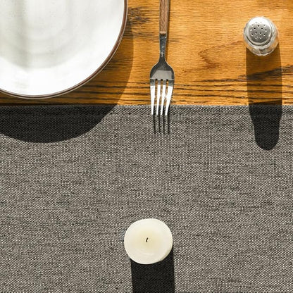 Artoid Mode Coffee Brown Table Runner, Seasonal Fall Washable Kitchen Dining Table Decoration for Home Party Decor 13x72 Inch