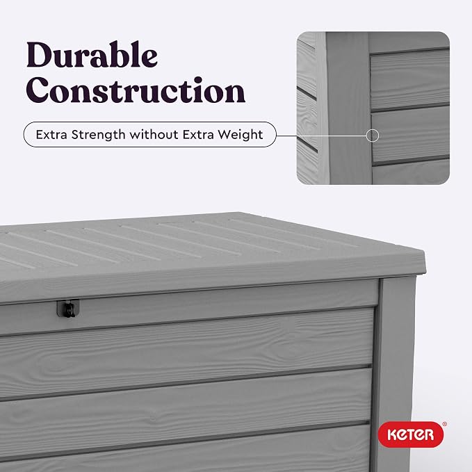 Keter Westwood 150 Gal Outdoor Storage Box - Image 8