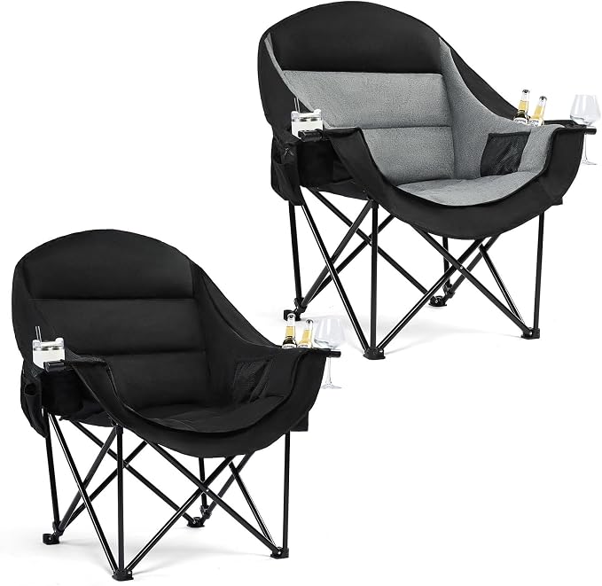 Oversized Camping Chair for Adults by PUVASIA