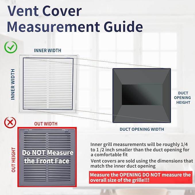 24"W x 14"H [Duct Opening Size] Steel Return Air Filter Grille - Removable Face/Door for 1 inch Filters -HVAC Vent Cover Grill - White [Outer Dimensions: 26 5/8"W X 16 5/8"H]