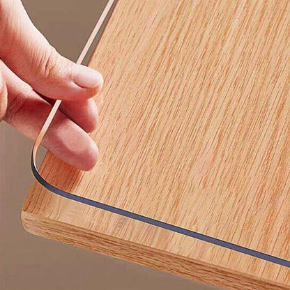 Clear Table Protector 20 x 30 Inch, 1.5mm Thick Plastic Table Cover, Waterproof PVC Clear Table Cover Protector, Desk Protector Mat, Writing Desk Pad for Desktop, Coffee & Dining Room Table
