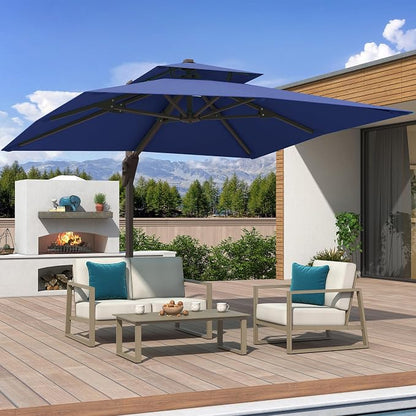 10x10 FT Outdoor Cantilever Patio Umbrella - Image 9