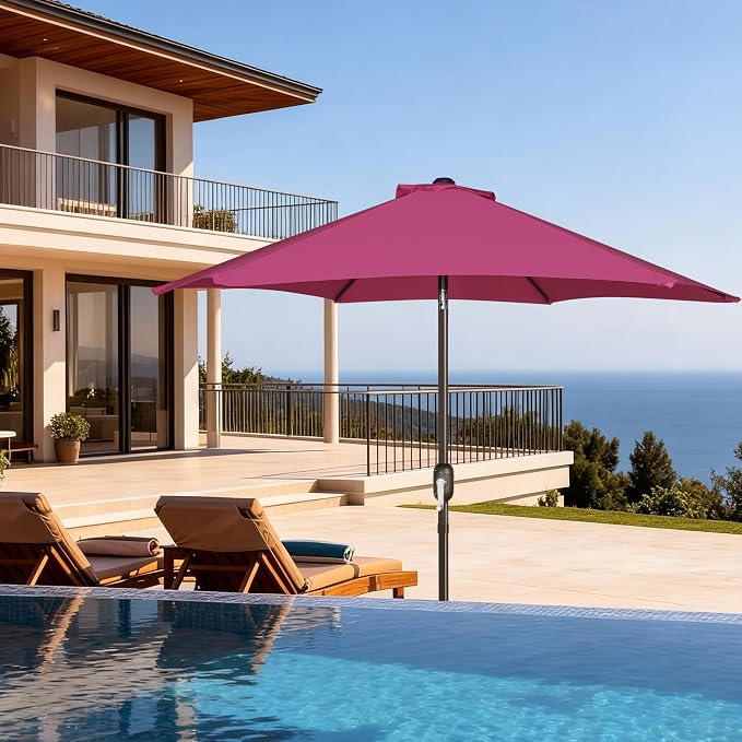 7.5 ft Patio Umbrella, Yard Umbrella, Outdoor Market Umbrella - Image 7