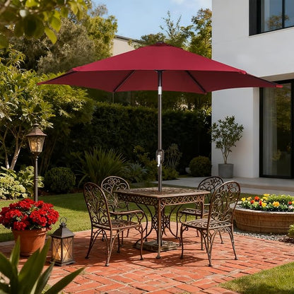 7.5 ft Patio Umbrella, Yard Umbrella, Outdoor Market Umbrella - Image 6