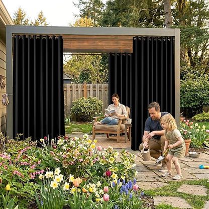 Waterproof Outdoor Curtain W105 x L108 - Image 2