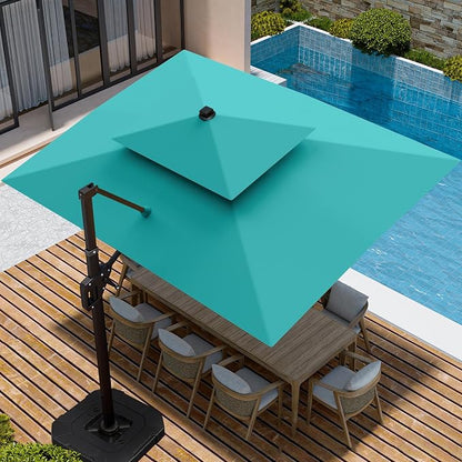 9' X 12' Cantilever Patio Outdoor Umbrella - Image 4