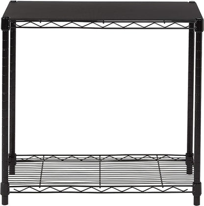 Amazon Basics 2-Shelf Stackable Storage, 13.3" D x 23.2" W x 22.2" H - Image 4