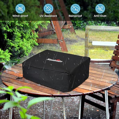 Stanbroil Griddle Cover Fits Blackstone 22”/17" Table Top Griddle Without Hood, 600D Polyester, Replacement Grill Cover for Blackstone 1724
