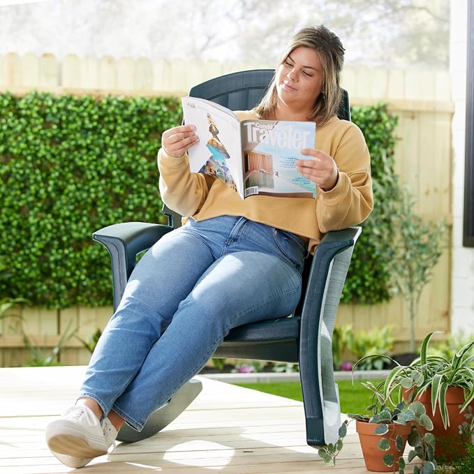 Rockaway Heavy Duty All Weather Rocking Chair, 3 Pack - Image 8