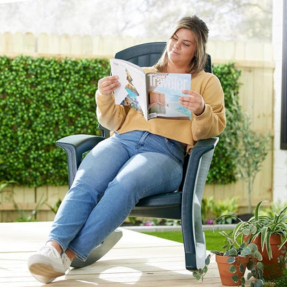 Rockaway Heavy Duty All Weather Rocking Chair, 3 Pack - Image 8