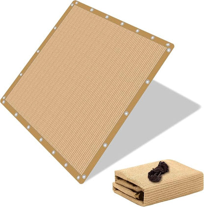 90% Shade Cloth Sun Shade Fabric Privacy Screen Shade Cover by eMeritDirect