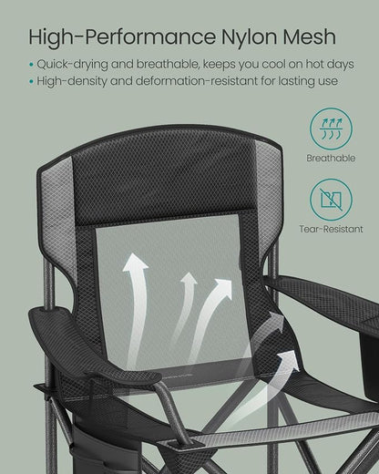 SONGMICS Camping Chair, Folding Oversized Chair, Comfortable and Heavy-Duty - Image 6