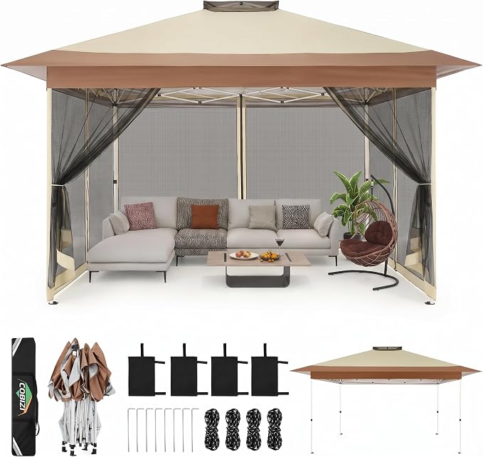 COBIZI 10x15 Pop up Canopy Gazebos on Clearance-Canopy Tent by COBIZI