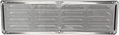 Stainless Steel BBQ Grill Air Vent with Screen - Outdoor Kitchen - Fire Pit or Smoker Shed Venting Cover 15" by 4-1/2"
