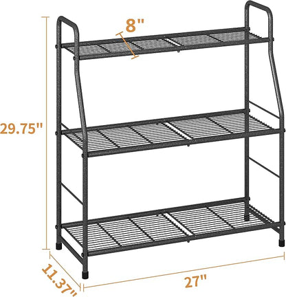 Simple Trending Plant Stand Outdoor Indoor 3 Tier Metal Waterproof Plant Shelf - Image 6