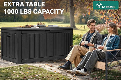 YITAHOME 320 Gallon Double-Wall Deck Box - Image 3