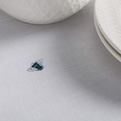 Maison d' Hermine Table Cloth Round Table 100% Cotton 69 Inches Tablecloth Reusable Decorative Everyday Use for Dining Room, Farmhouse, Home, Party, Festive & Wedding Spring Summer - Printemps