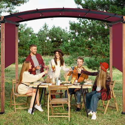 17x6.8 Ft Universal Pergola Replacement Canopy, Outdoor Canopy Shade Cover | - Image 5