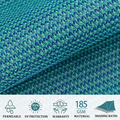 Shade&Beyond 7'x7' Sun Shade Sail Canopy Square, UV Block Breathable Curved - Image 3