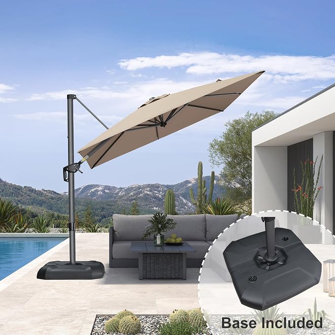 PURPLE LEAF Outdoor Umbrella - Image 2