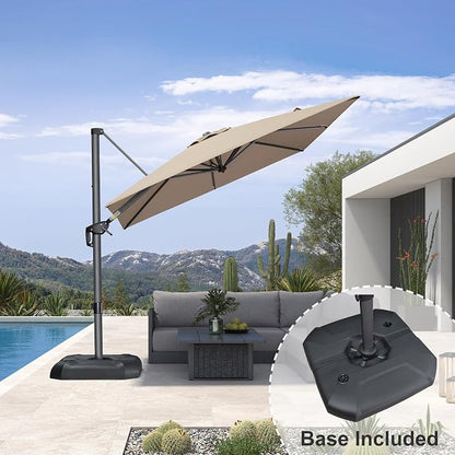 PURPLE LEAF Outdoor Umbrella - Image 2