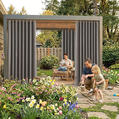 Waterproof Outdoor Curtain W105 x L95 - Image 2
