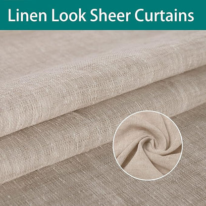 LORDTEX Burlap Linen Look Outdoor Curtain - Image 4