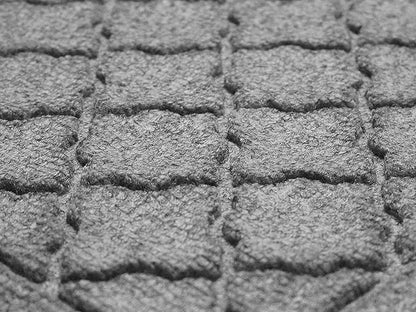 WaterHog Heavy Duty Doorway Mat, 4' x 6', Made in USA, Durable & Skid-Resistant Entryway Mat, Water-Trapping, Indoor/Outdoor Decorative Floor Covering, Cordova Collection, Medium Grey