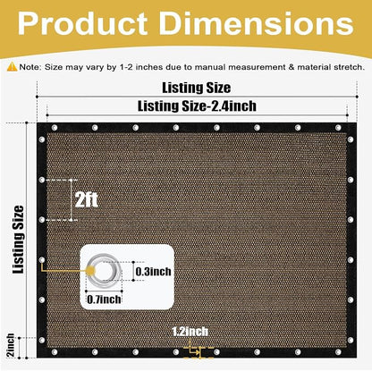 Shade&Beyond 90% Sun Shade Cloth - Image 3