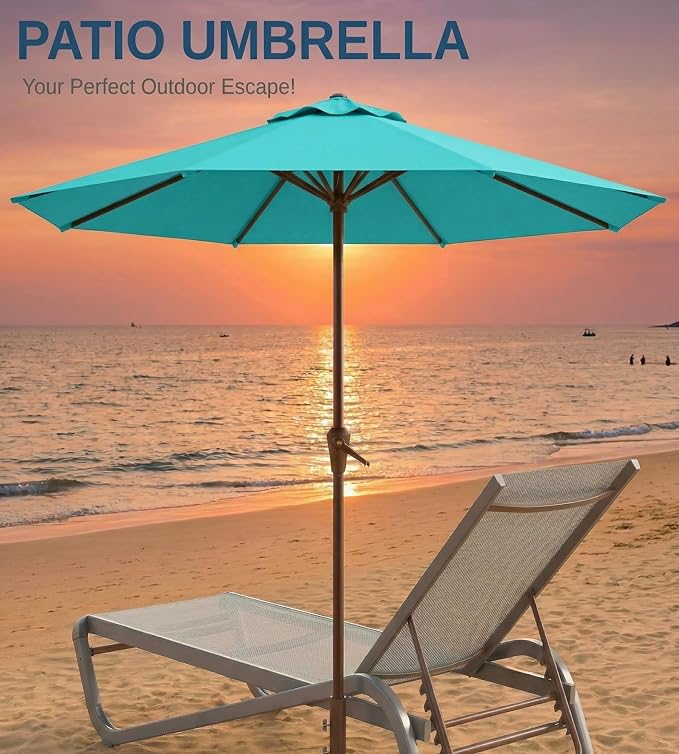 10FT Patio Umbrella, Outdoor Umbrella - Image 5