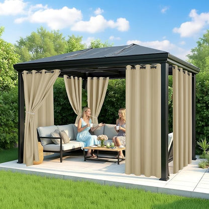 Extra Wide Outdoor Curtains Waterproof - Image 4