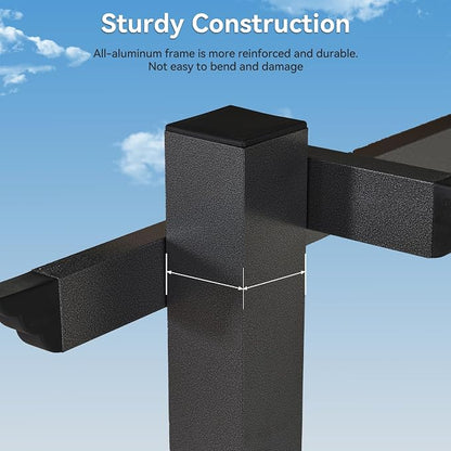 Aoxun 10'x10' Retractable Pergola - Image 4