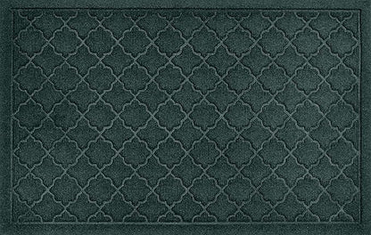 WaterHog Heavy Duty Doorway Mat, 2' x 3', Made in USA, Durable & Skid-Resistant Entryway Mat, Water-Trapping, Indoor/Outdoor Decorative Floor Covering, Cordova Collection, Evergreen