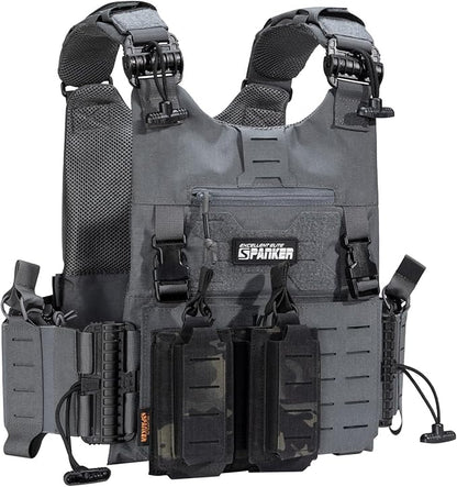 EXCELLENT ELITE SPANKER Tactical Open-Top Single/Double/Triple Molle Mag Pouch for Pistol Mag Pouch Tactical Bag Accessories Holder