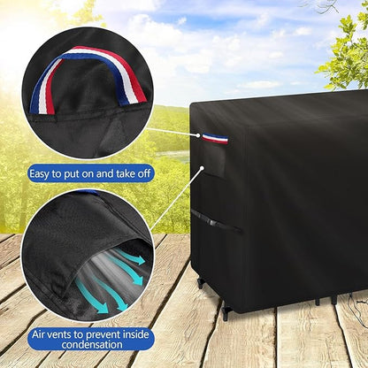 Customized Patio Furniture Covers for Table and Chairs, Personalized Heavy Duty Waterproof Patio Set Cover for Patio Furniture Set/Outdoor Balcony Furniture Sets, Rectangular