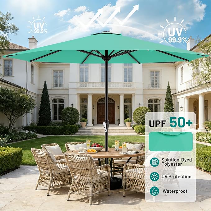 12 FT Patio Umbrella for Outdoor, Outdoor Table Umbrella - Image 4